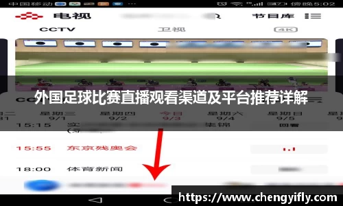 外国足球比赛直播观看渠道及平台推荐详解